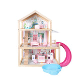 NessiWorld T2010AhşapKaydıraklıEv3Katlı-OkutanHobi